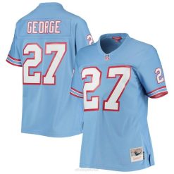 NFL Frauen Houston Oilers Eddie George Mitchell & Ness hellblaues Legacy-Replika-Spielertrikot 4R0Z3533 Kleidung