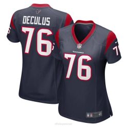NFL Frauen Houston Texans Austin Deculus Nike Navy Game Spielertrikot 4R0Z6659 Kleidung