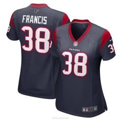 NFL Frauen Houston Texans Jacobi Francis Nike Navy Game Spielertrikot 4R0Z6395 Kleidung