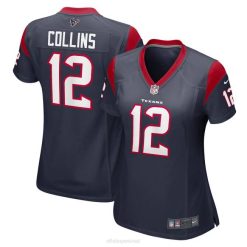 NFL Frauen Houston Texans Nico Collins Nike Navy Game Jersey 4R0Z6963 Kleidung