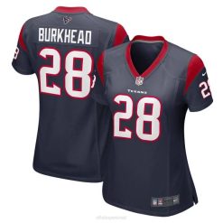 NFL Frauen Houston Texans Rex Burkhead Nike Navy Game Spielertrikot 4R0Z6569 Kleidung