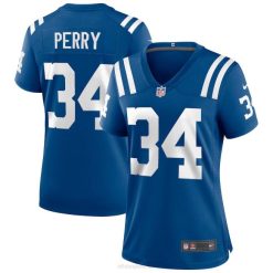 NFL Frauen Indianapolis Colts Joe Perry Nike Royal Game Ruhestandsspieler-Trikot 4R0Z5095 Kleidung
