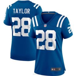 NFL Frauen Indianapolis Colts Jonathan Taylor Nike Royal Spieler-Spieltrikot 4R0Z2189 Kleidung
