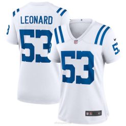 NFL Frauen Indianapolis Colts Shaquille Leonard Nike weißes Game-Spieler-Trikot 4R0Z5347 Kleidung