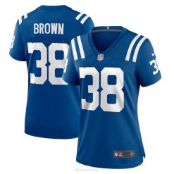 NFL Frauen Indianapolis Colts Tony Brown Nike Royal Spieler-Spieltrikot 4R0Z6525 Kleidung