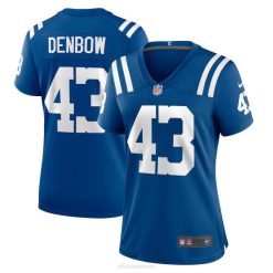 NFL Frauen Indianapolis Colts Trevor Denbow Nike Royal Game Spielertrikot 4R0Z6599 Kleidung