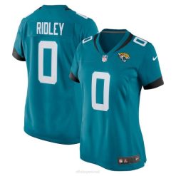 NFL Frauen Jacksonville Jaguars Calvin Ridley Nike Teal Game Spielertrikot 4R0Z2545 Kleidung
