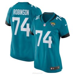 NFL Frauen Jacksonville Jaguars Cam Robinson Nike Teal Nike Game Jersey 4R0Z5255 Kleidung