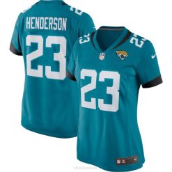 NFL Frauen Jacksonville Jaguars CJ Henderson Nike Teal Player Game Team-Trikot 4R0Z2191 Kleidung