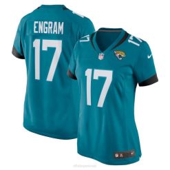 NFL Frauen Jacksonville Jaguars Evan Engram Nike Teal Game Jersey 4R0Z2283 Kleidung