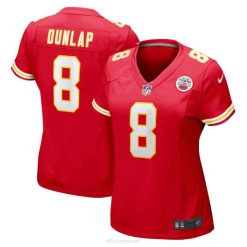 NFL Frauen Kansas City Chiefs Carlos Dunlap Nike rotes Heimspiel-Spielertrikot 4R0Z3163 Kleidung