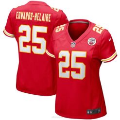 NFL Frauen Kansas City Chiefs Clyde Edwards-Helaire Nike Red Player Game Team-Trikot 4R0Z3613 Kleidung