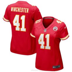 NFL Frauen Kansas City Chiefs James Winchester Nike rotes Spieltrikot 4R0Z3453 Kleidung
