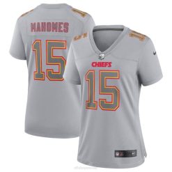 NFL Frauen Kansas City Chiefs Patrick Mahomes Nike Graues Atmosphäre-Mode-Spieltrikot 4R0Z1169 Kleidung