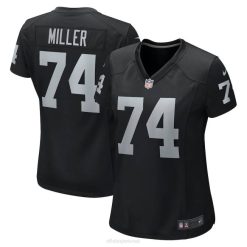 NFL Frauen Las Vegas Raiders Kolton Miller Nike schwarzes Spieltrikot 4R0Z4669 Kleidung