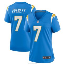 NFL Frauen Los Angeles Chargers Gerald Everett Nike Powder Blue Player Game Jersey 4R0Z3819 Kleidung