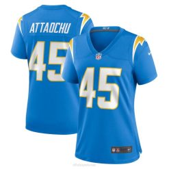 NFL Frauen Los Angeles Chargers Jeremiah Attaochu Nike Powder Blue Heimspiel-Spielertrikot 4R0Z3441 Kleidung