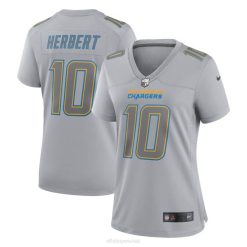 NFL Frauen Los Angeles Chargers Justin Herbert Nike Graues Atmosphäre-Mode-Spieltrikot 4R0Z4707 Kleidung