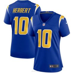 NFL Frauen Los Angeles Chargers Justin Herbert Nike Royal Spieltrikot 4R0Z1749 Kleidung