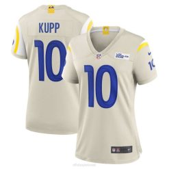 NFL Frauen Los Angeles Rams Cooper Kupp Nike Bone Spieler-Spieltrikot 4R0Z2791 Kleidung