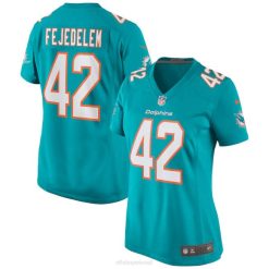 NFL Frauen Miami Dolphins Clayton Fejedelem Nike Aqua Game Trikot 4R0Z6911 Kleidung