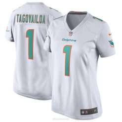 NFL Frauen Miami Dolphins tua tagovailoa nike weiß spiel trikot 4R0Z1165 Kleidung