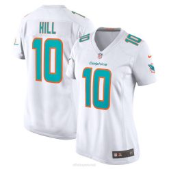NFL Frauen Miami Dolphins Tyreek Hill Nike weißes Spieltrikot 4R0Z3723 Kleidung