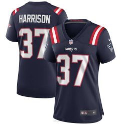 NFL Frauen New England Patriots Rodney Harrison Nike Navy Game Ruhestandsspielertrikot 4R0Z4767 Kleidung