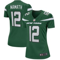 NFL Frauen New York Jets Joe Namath Nike Gotham Green Game Ruhestandsspielertrikot 4R0Z1991 Kleidung