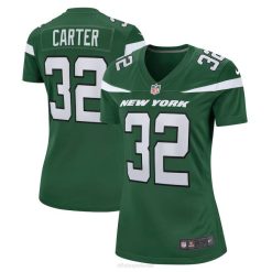 NFL Frauen New York Jets Michael Carter Nike Gotham Green Spieltrikot 4R0Z3235 Kleidung