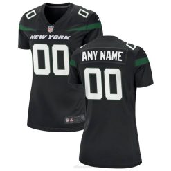 NFL Frauen Nike Stealth Black New York Jets Alternate Custom Game Jersey 4R0Z855 Kleidung
