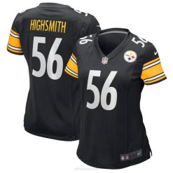 NFL Frauen Pittsburgh Steelers Alex Highsmith Nike schwarzes Spieltrikot 4R0Z4235 Kleidung