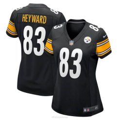 NFL Frauen Pittsburgh Steelers Connor Heyward Nike schwarzes Game-Spieler-Trikot 4R0Z3707 Kleidung