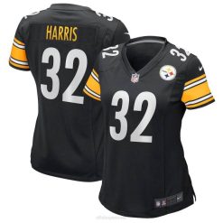 NFL Frauen Pittsburgh Steelers Franco Harris Nike Black Game Ruhestandsspieler-Trikot 4R0Z1111 Kleidung