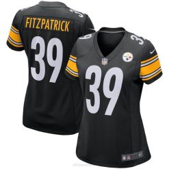 NFL Frauen Pittsburgh Steelers Minkah Fitzpatrick Nike schwarzes Game-Spieler-Trikot 4R0Z3901 Kleidung