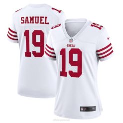 NFL Frauen San Francisco 49ers Deebo Samuel Nike weißes Spielerspieltrikot 4R0Z279 Kleidung