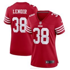 NFL Frauen San Francisco 49ers Deommodore Lenoir Nike Scarlet Game Spielertrikot 4R0Z3421 Kleidung
