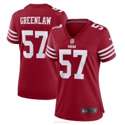 NFL Frauen San Francisco 49ers Dre Greenlaw Nike Scarlet Heimspiel-Spielertrikot 4R0Z3825 Kleidung