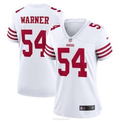 NFL Frauen San Francisco 49ers Fred Warner Nike weißes Spielerspieltrikot 4R0Z2155 Kleidung