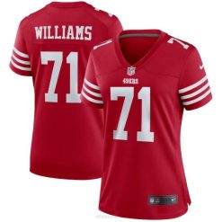 NFL Frauen San Francisco 49ers Trent Williams Nike Scarlet Team Player Spieltrikot 4R0Z3281 Kleidung
