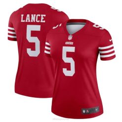 NFL Frauen San Francisco 49ers Trey Lance Nike Scarlet Legend Trikot 4R0Z2337 Kleidung