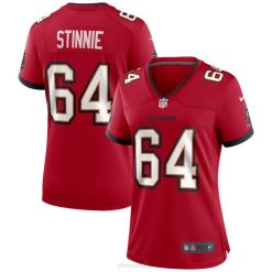 NFL Frauen Tampa Bay Buccaneers Aaron Stinnie Nike rotes Spieltrikot 4R0Z6165 Kleidung
