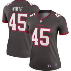 NFL Frauen Tampa Bay Buccaneers Devin White Nike Pewter Alternative Legend Trikot 4R0Z4459 Kleidung