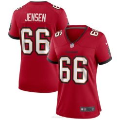 NFL Frauen Tampa Bay Buccaneers Ryan Jensen Nike rotes Spieltrikot 4R0Z4643 Kleidung