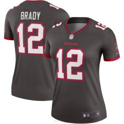NFL Frauen Tampa Bay Buccaneers Tom Brady Nike Pewter Alternative Legend Trikot 4R0Z753 Kleidung