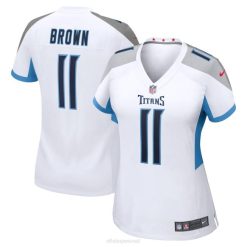 NFL Frauen Tennessee Titans AJ Brown Nike White Game Jersey 4R0Z2321 Kleidung