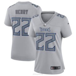 NFL Frauen Tennessee Titans Derrick Henry Nike Graues Atmosphäre-Mode-Spieltrikot 4R0Z2925 Kleidung