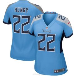 NFL Frauen Tennessee Titans Derrick Henry Nike hellblaues Spieltrikot 4R0Z1773 Kleidung