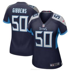 NFL Frauen Tennessee Titans Jack Gibbens Nike Navy Heimspiel-Spielertrikot 4R0Z6843 Kleidung