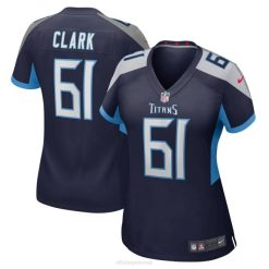 NFL Frauen Tennessee Titans Le'raven Clark Nike Navy Heimspiel-Spielertrikot 4R0Z5885 Kleidung